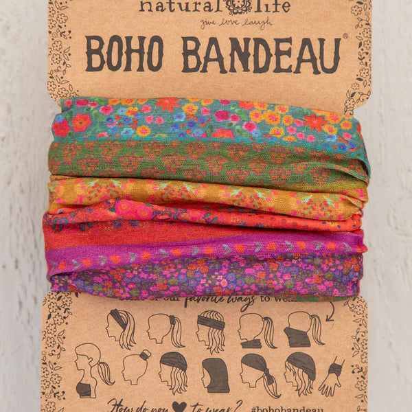 Full Boho Bandeau - Rainbow Borders